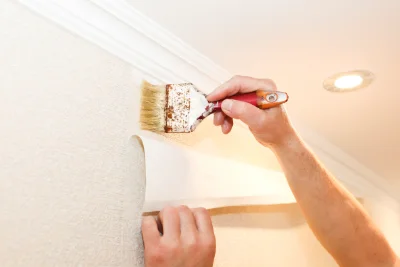 Pose de papier peint à Wierre-Effroy — revêtements muraux et toiles de verre